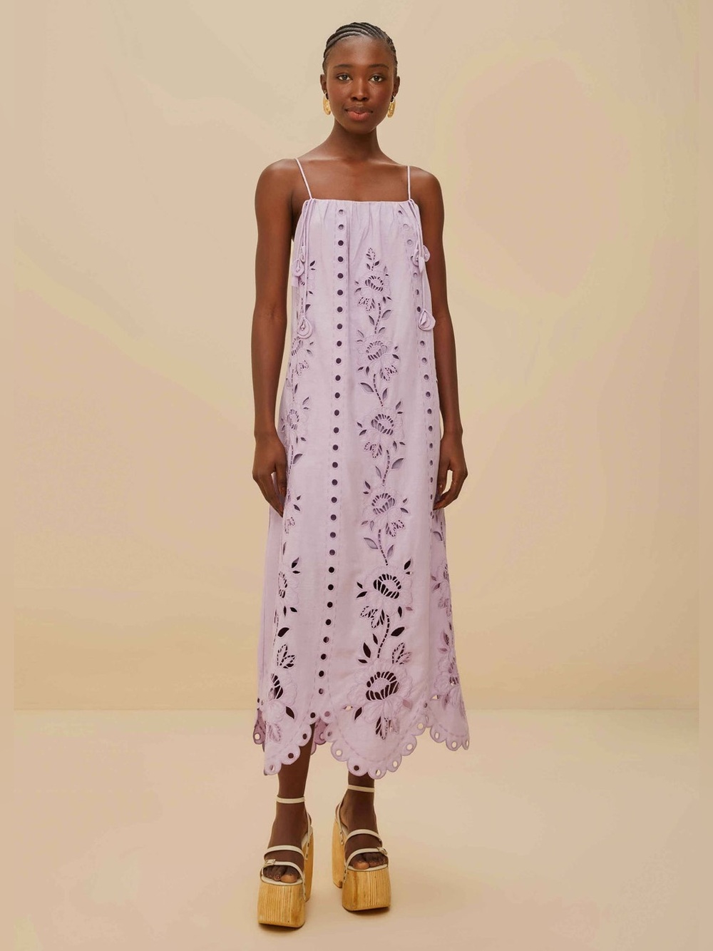 FARM RIO Richelieu Maxi Dress